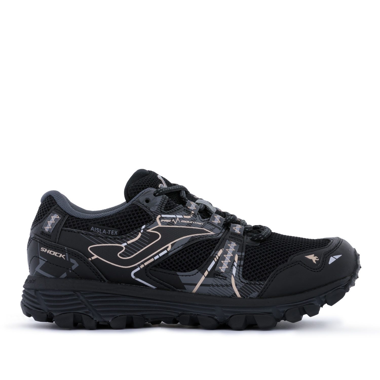 

Кроссовки женские Joma Shock Lady Aislatex черные 36 EU, Черный, Shock Lady Aislatex