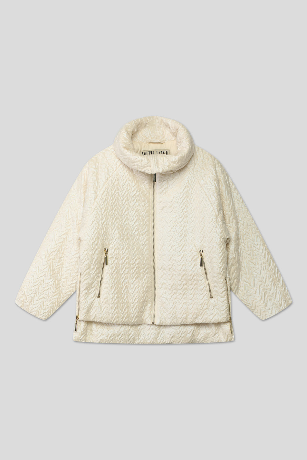 Куртка утепленная для девочек Choupette, молочный 152р.
