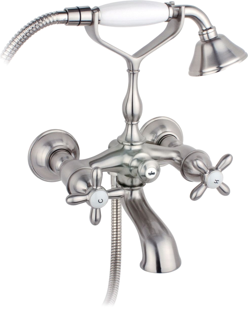 

Смеситель Timo Ritz 0144Ysilver для ванны с душем