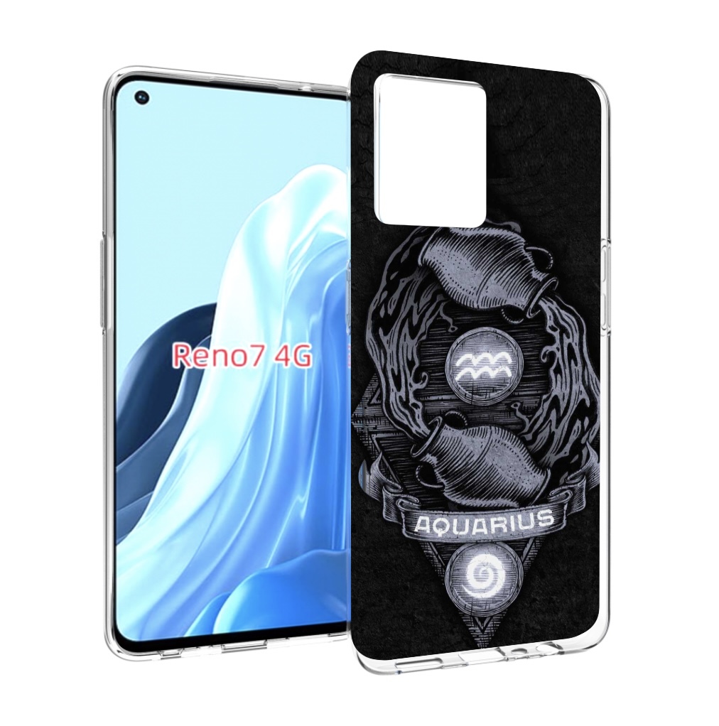 

Чехол MyPads знак зодиака водолеи 6 для OPPO RENO 7 4G, Прозрачный, Tocco