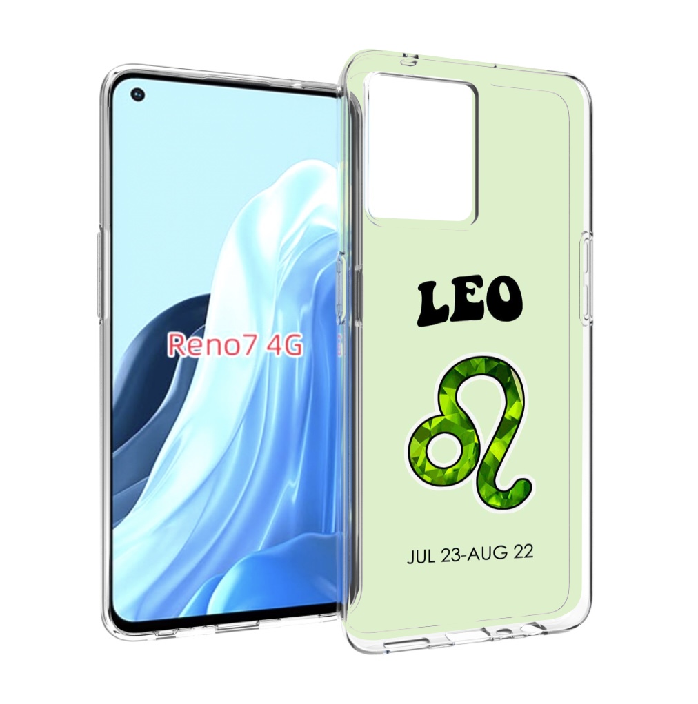 

Чехол MyPads знак зодиака лев 1 для OPPO RENO 7 4G, Прозрачный, Tocco