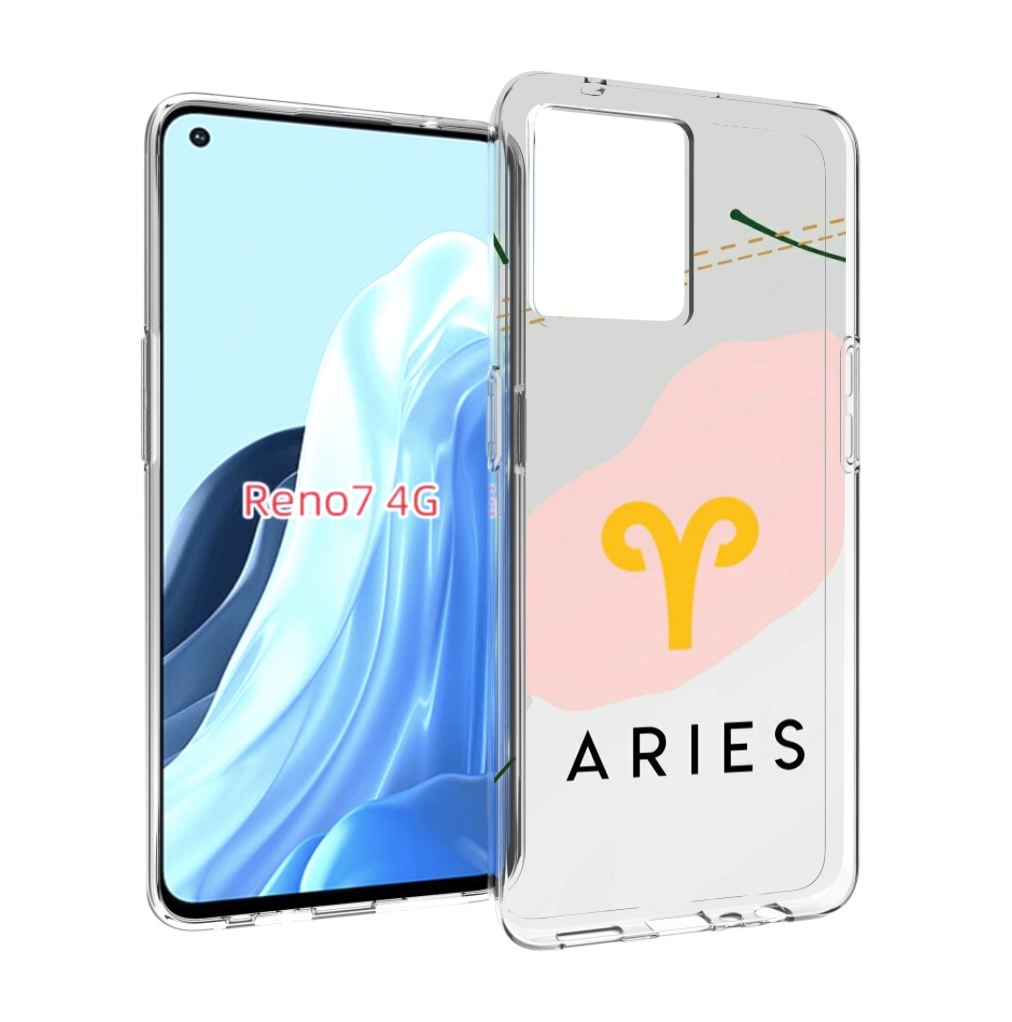 

Чехол MyPads знак зодиака овен 7 для OPPO RENO 7 4G, Прозрачный, Tocco