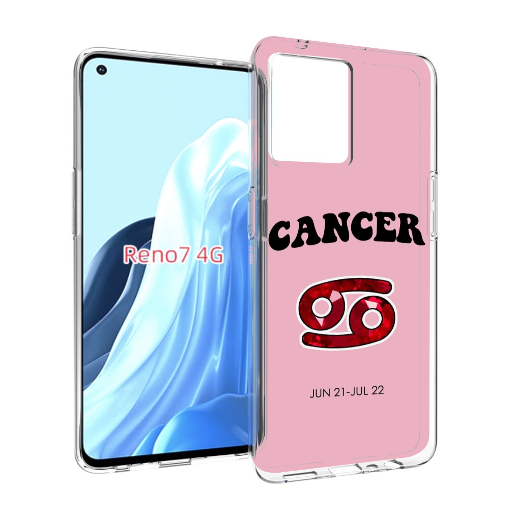 

Чехол MyPads знак зодиака рак 1 для OPPO RENO 7 4G, Прозрачный, Tocco