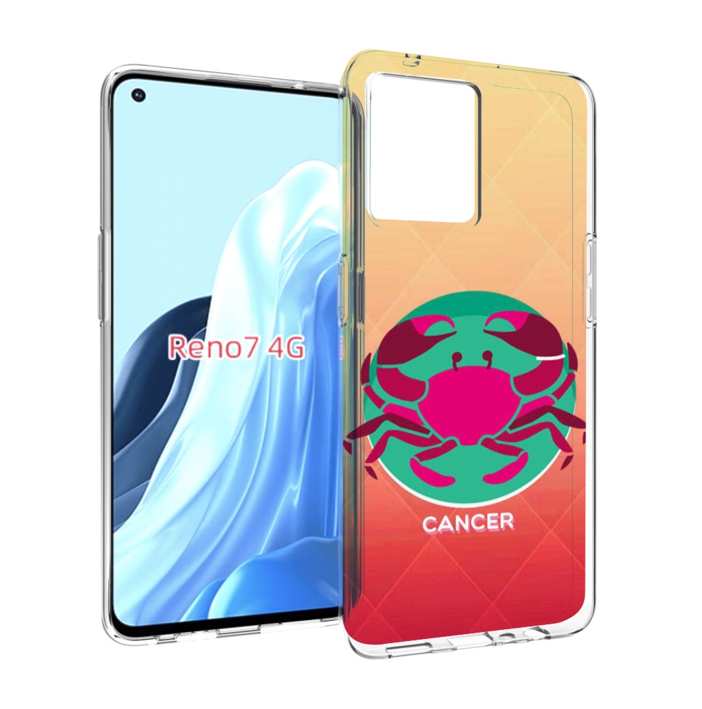 

Чехол MyPads знак зодиака рак 4 для OPPO RENO 7 4G, Прозрачный, Tocco