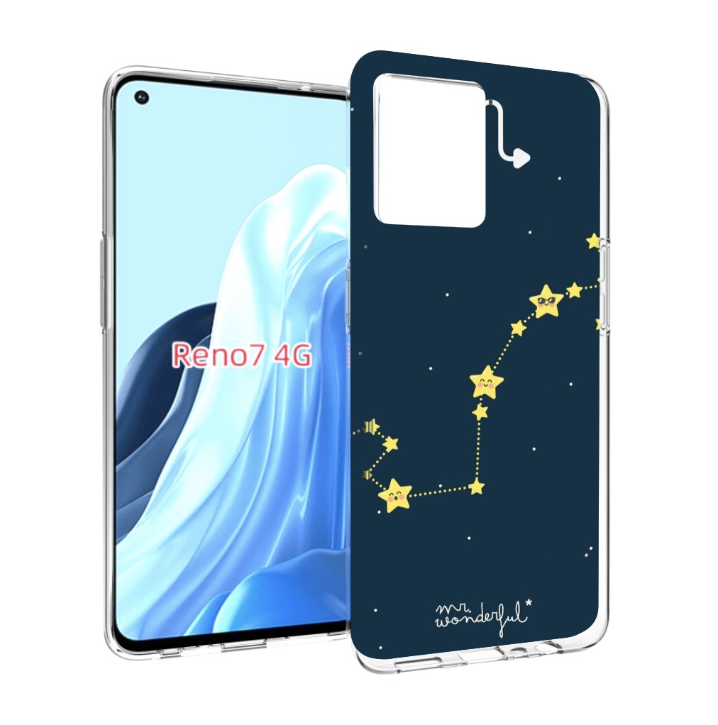 

Чехол MyPads знак зодиака скорпион 1 для OPPO RENO 7 4G, Прозрачный, Tocco