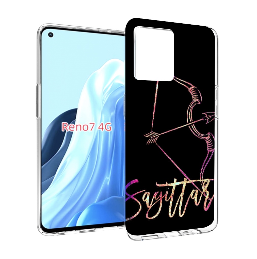 

Чехол MyPads знак зодиака стрелец 3 для OPPO RENO 7 4G, Прозрачный, Tocco
