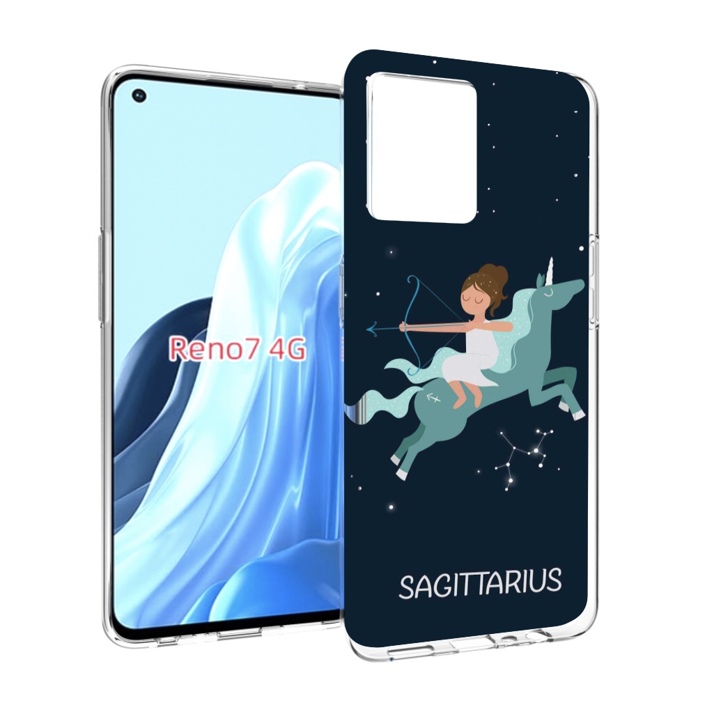 

Чехол MyPads знак зодиака стрелец 5 для OPPO RENO 7 4G, Прозрачный, Tocco