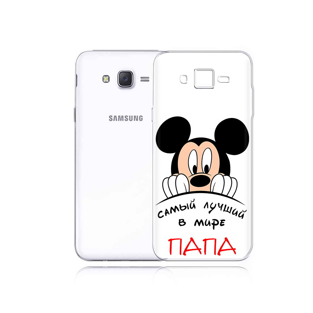 Чехол MyPads Tocco для Samsung Galaxy J5 Самай лучший папа Микки Маус (PT29188.586.151)