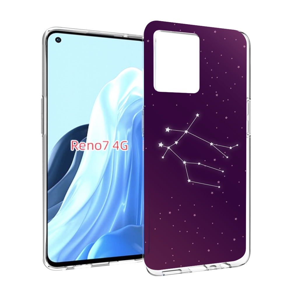 

Чехол MyPads знак-зодиака-близнецы-4 для OPPO RENO 7 4G, Прозрачный, Tocco