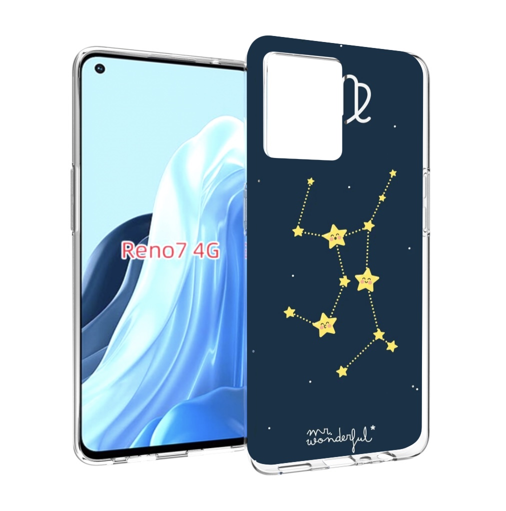 

Чехол MyPads знак-зодиака-дева-3 для OPPO RENO 7 4G, Прозрачный, Tocco