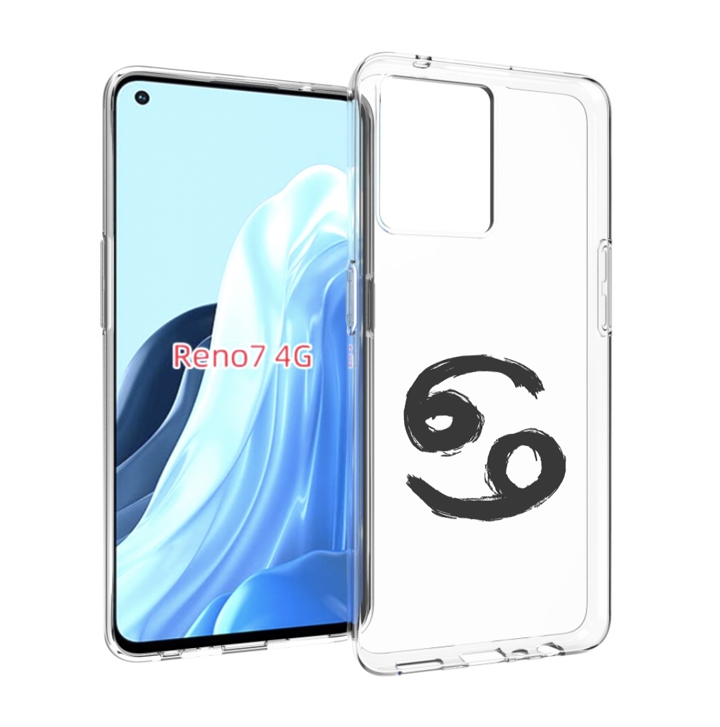 

Чехол MyPads знак-зодиака-рак-6 для OPPO RENO 7 4G, Прозрачный, Tocco