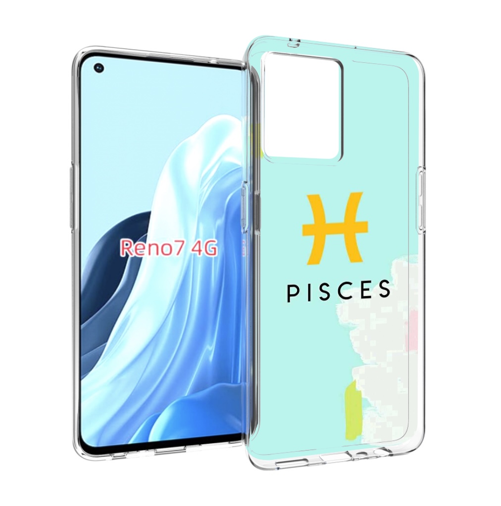 

Чехол MyPads знак-зодиака-рыбы-2 для OPPO RENO 7 4G, Прозрачный, Tocco