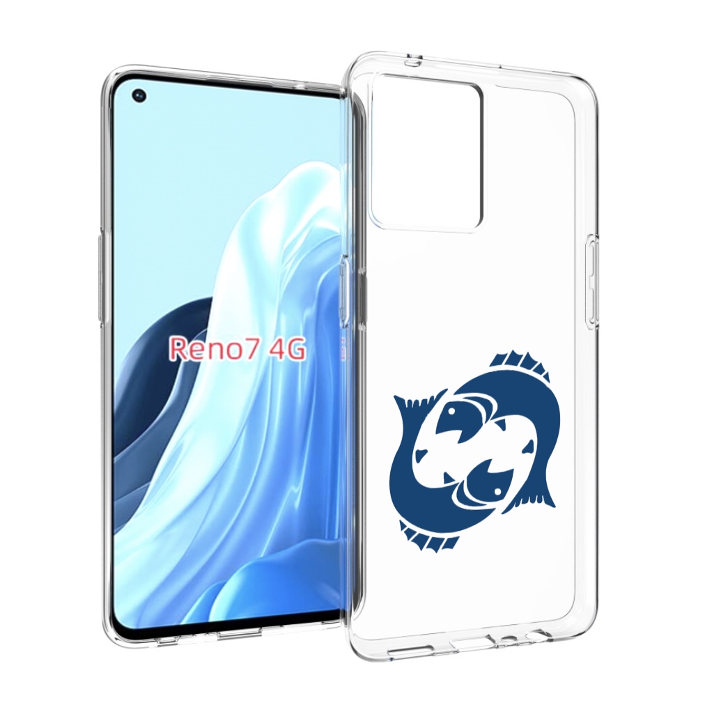

Чехол MyPads знак-зодиака-рыбы-7 для OPPO RENO 7 4G, Прозрачный, Tocco