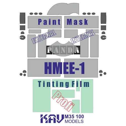 

Окрасочная маска KAV Models 1/35 на HMEE-1 Panda Profi набор M35 100