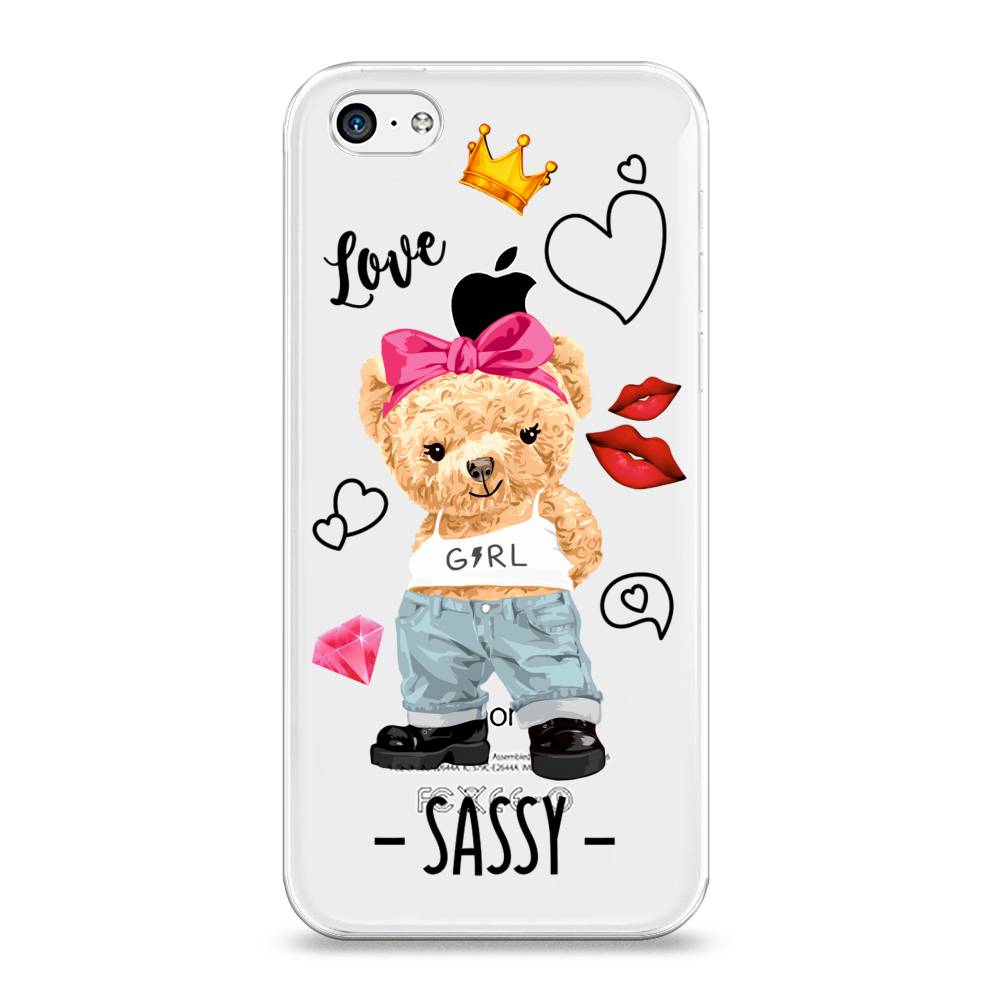 

Чехол на Apple iPhone 5C "Sugar Mommy", Голубой;белый;розовый, 10250-6