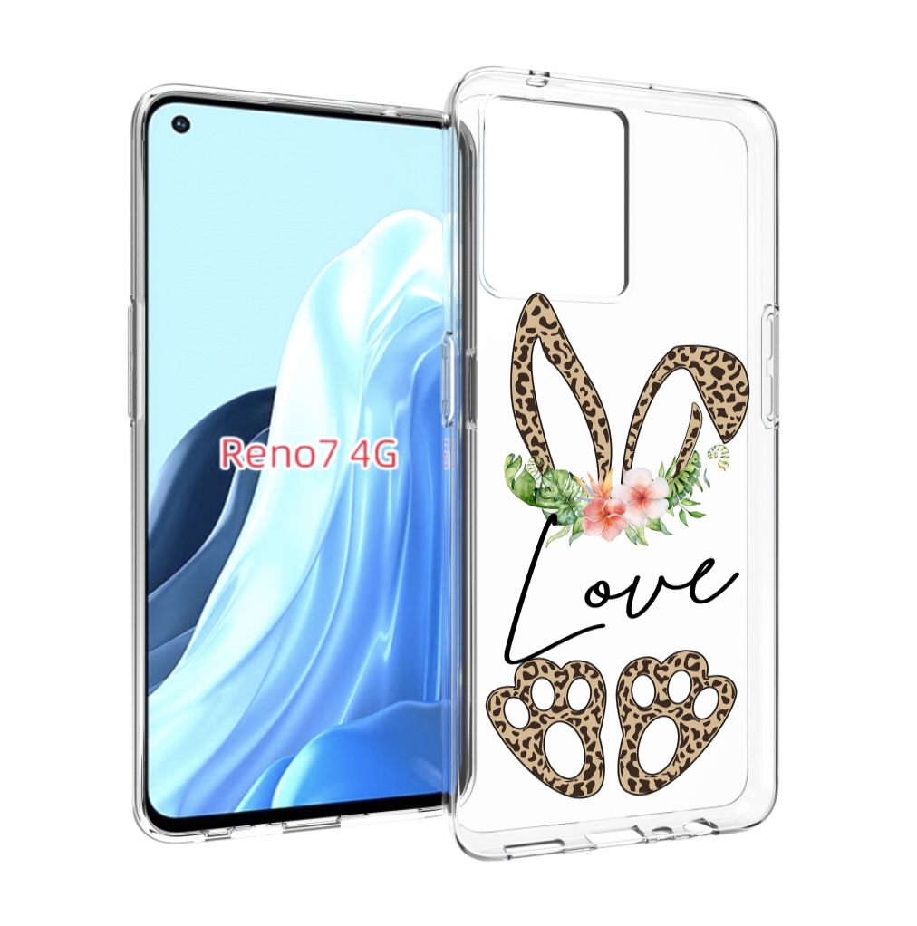 

Чехол MyPads золотые-лапки-и-ушки для OPPO RENO 7 4G, Прозрачный, Tocco