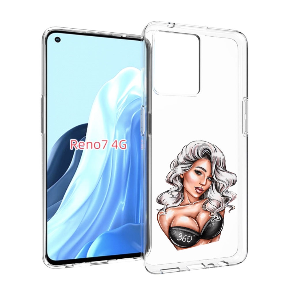 

Чехол MyPads ивлеева-рисунок женский для OPPO RENO 7 4G, Прозрачный, Tocco