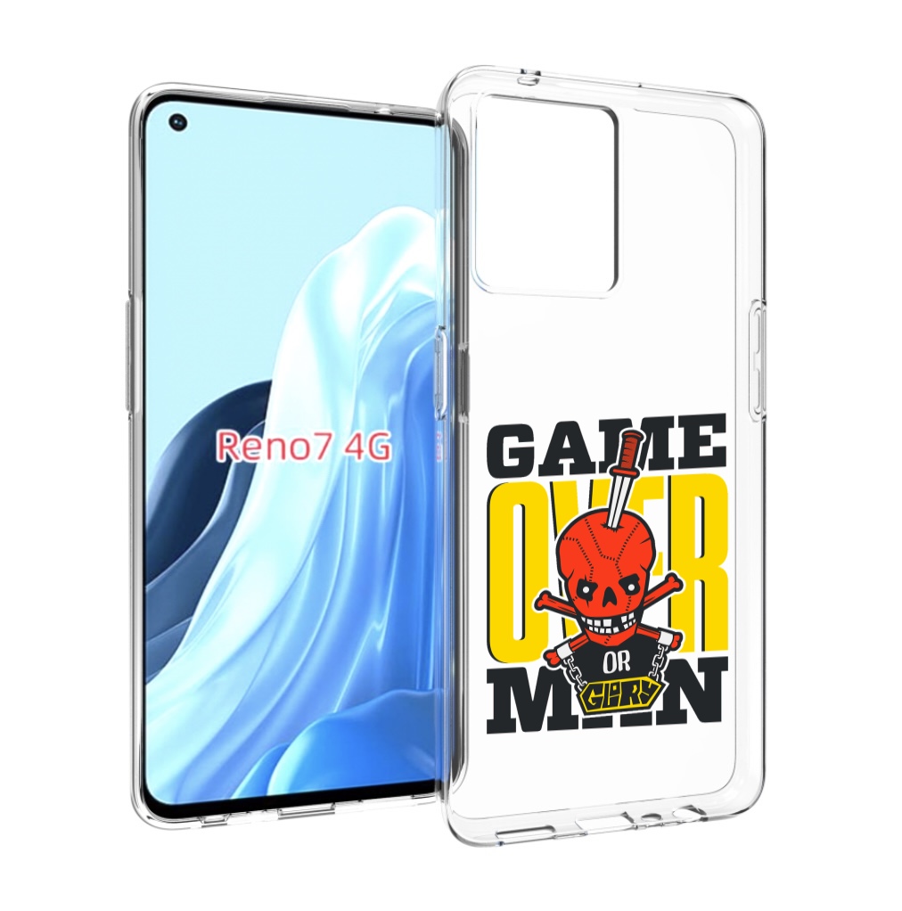 

Чехол MyPads игра-окончена-парень для OPPO RENO 7 4G, Прозрачный, Tocco