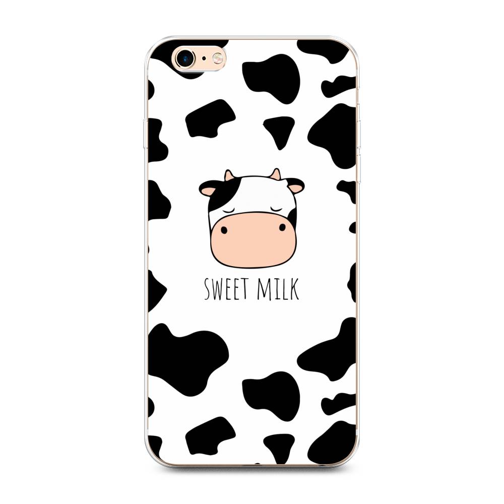 

Чехол на Apple iPhone 6 Plus/6S Plus "Sweet milk", Розовый;белый;черный, 10550-1