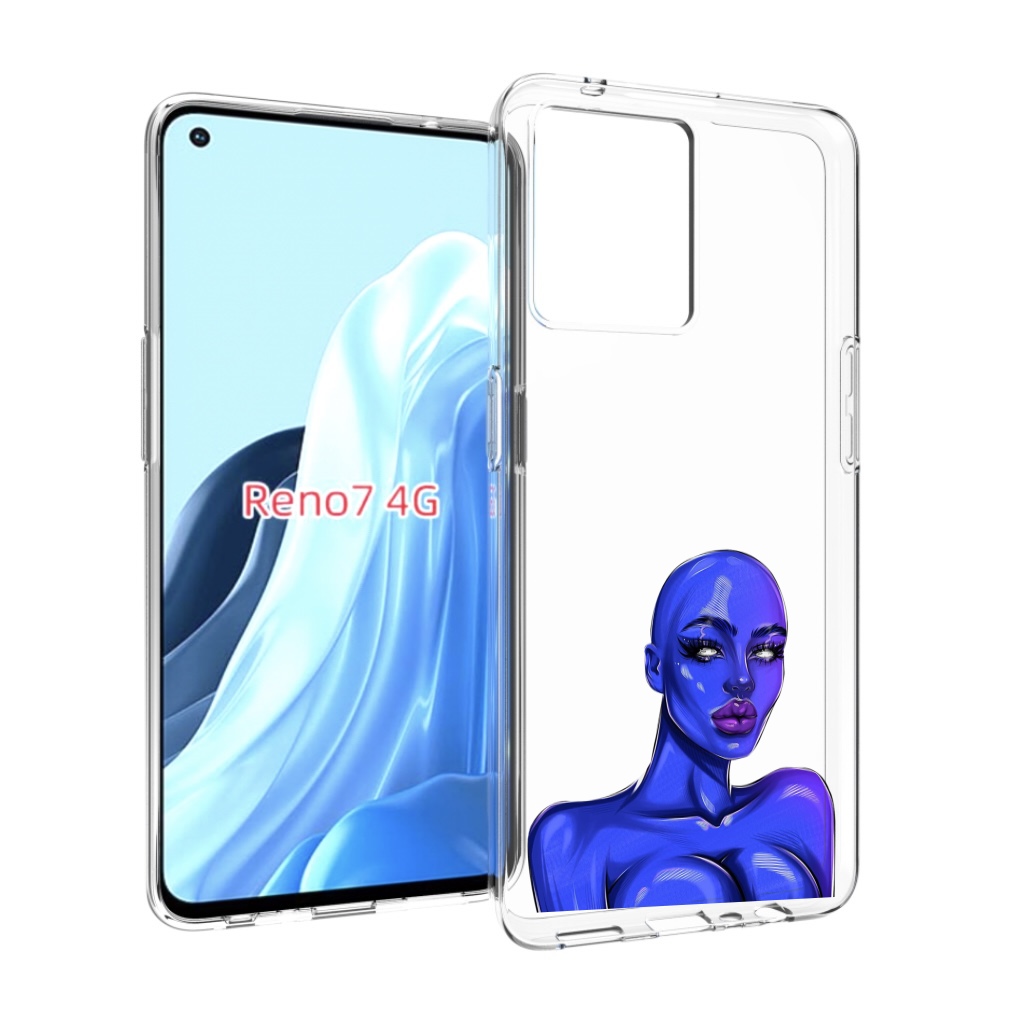 

Чехол MyPads инопланетянка для OPPO RENO 7 4G, Прозрачный, Tocco