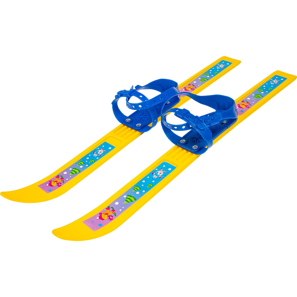 Мини-лыжи Олимпик Цикл Мишки 65 см без палок