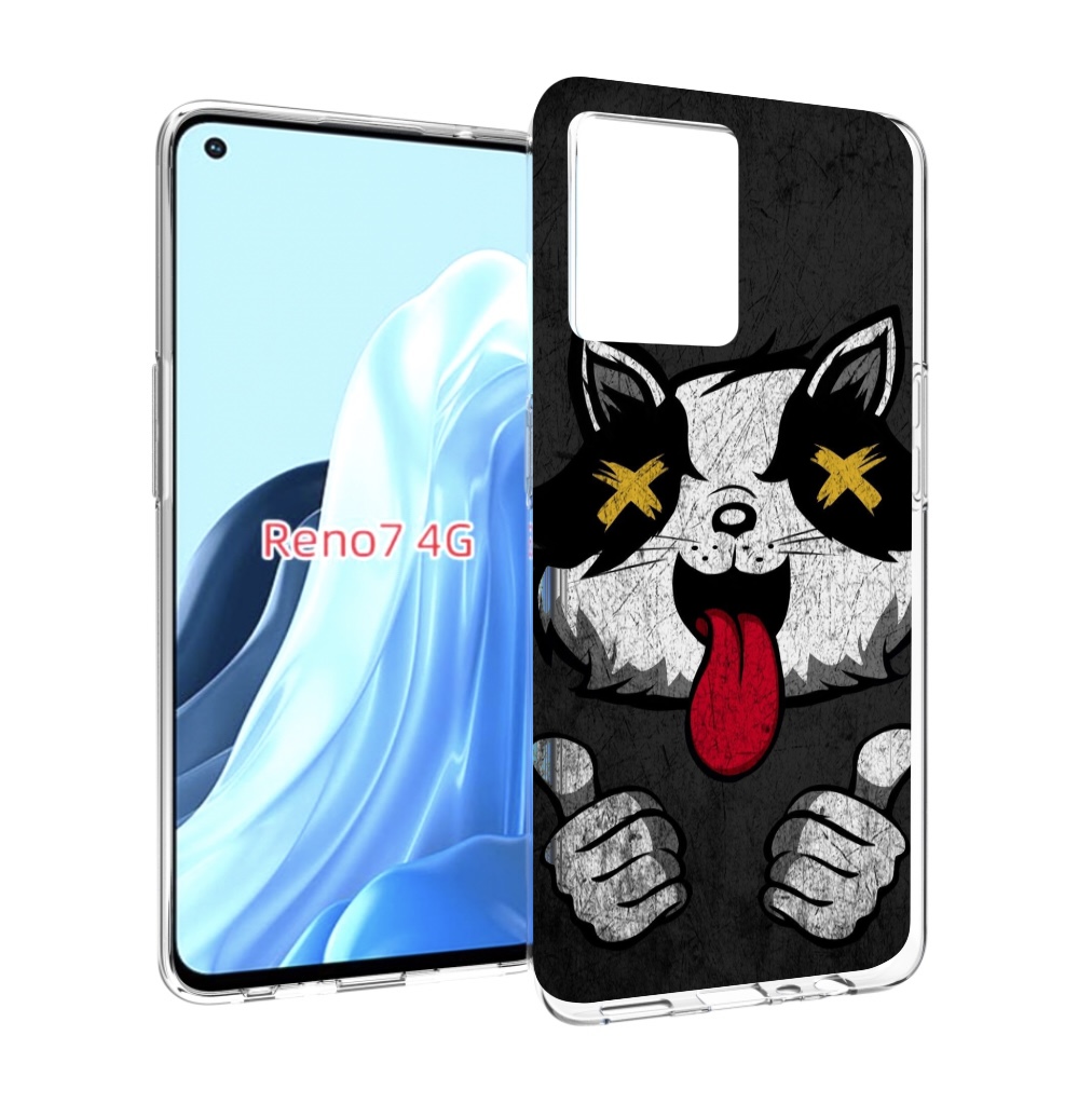 

Чехол MyPads классный зверек для OPPO RENO 7 4G, Прозрачный, Tocco