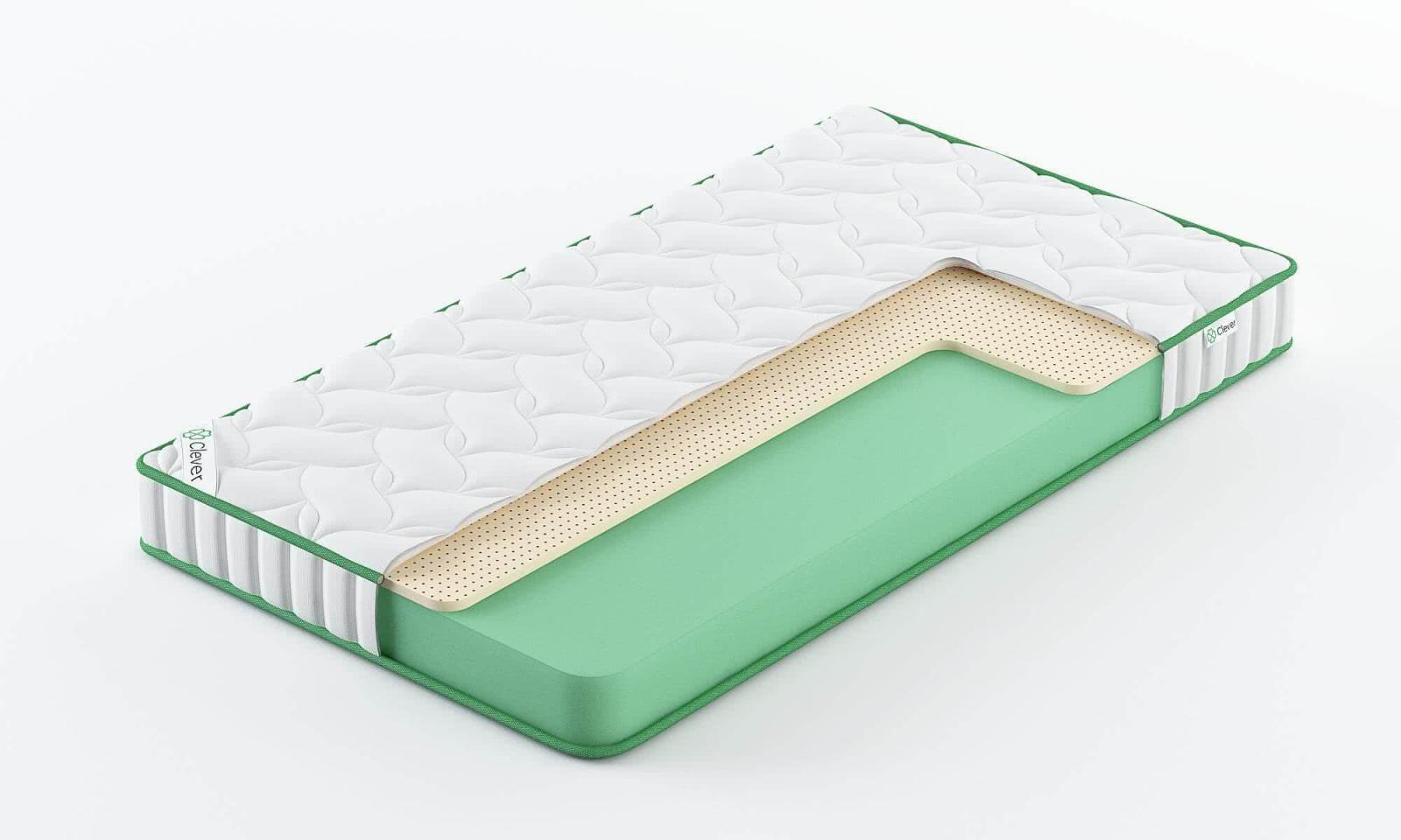 

Матрас Clever Latex 240x215, Белый, Latex