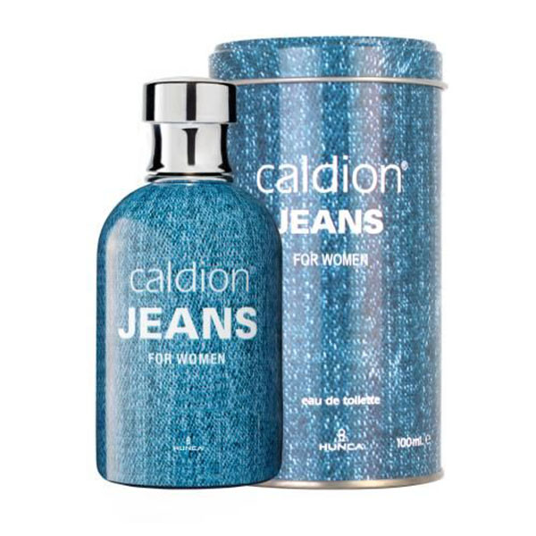 Туалетная вода женская Hunca Caldion JEANS, 100 мл дезодорант спрей caldion jeans женский парфюмированный 150 мл