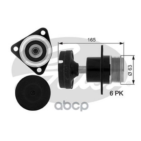 

Шкив Генератора 7789-10060 GATES oap7050