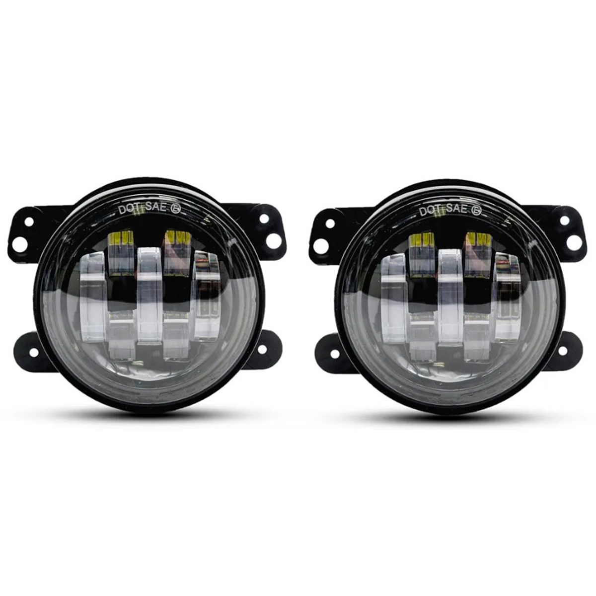 

Противотуманные фары EZID-AUTO CHRYSLER DODGE JEEP 97мм с регулировкой двухрежимные, EALights