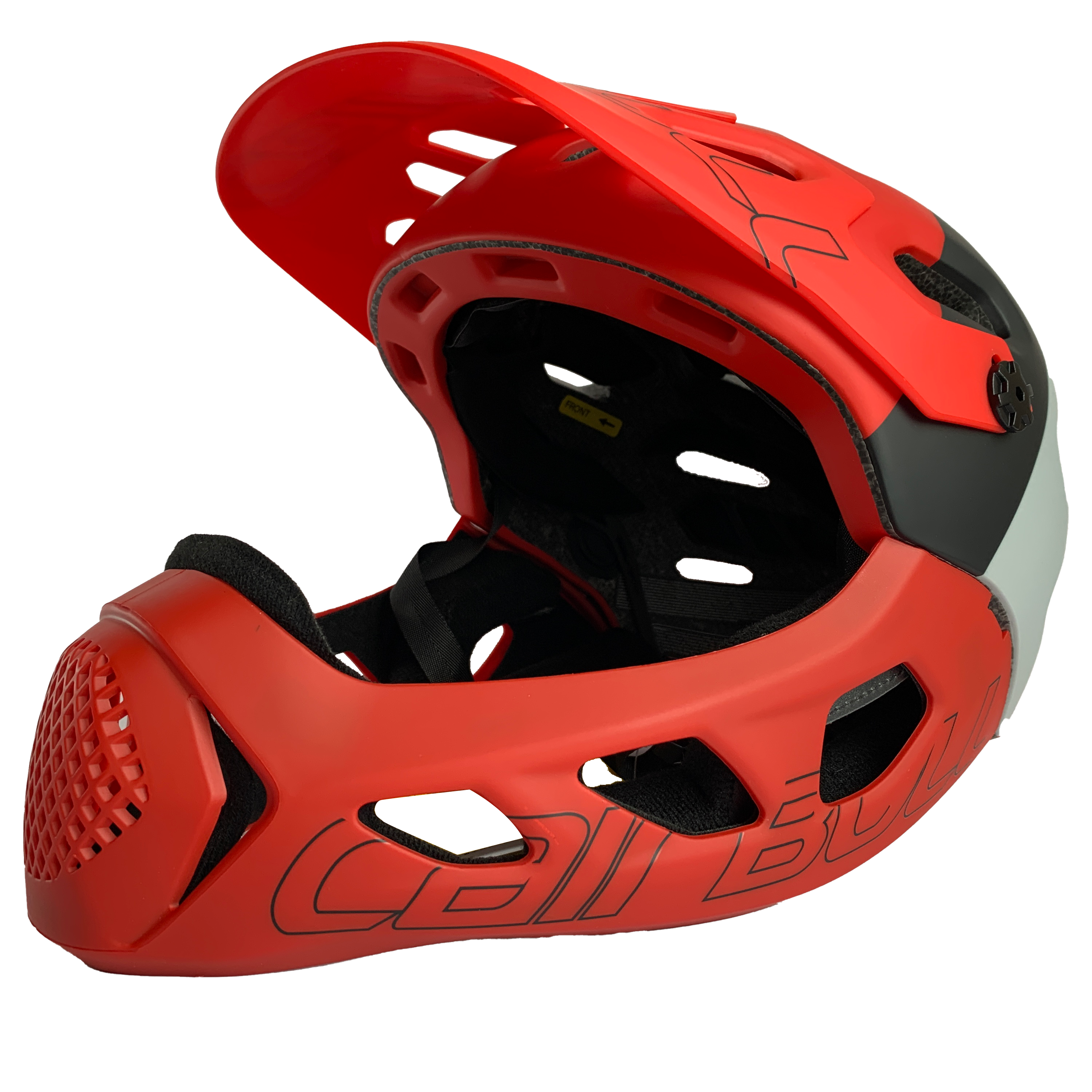 Шлем велосипедный фулфейс Cairbull, размер M/L 56-62см, цвет красный