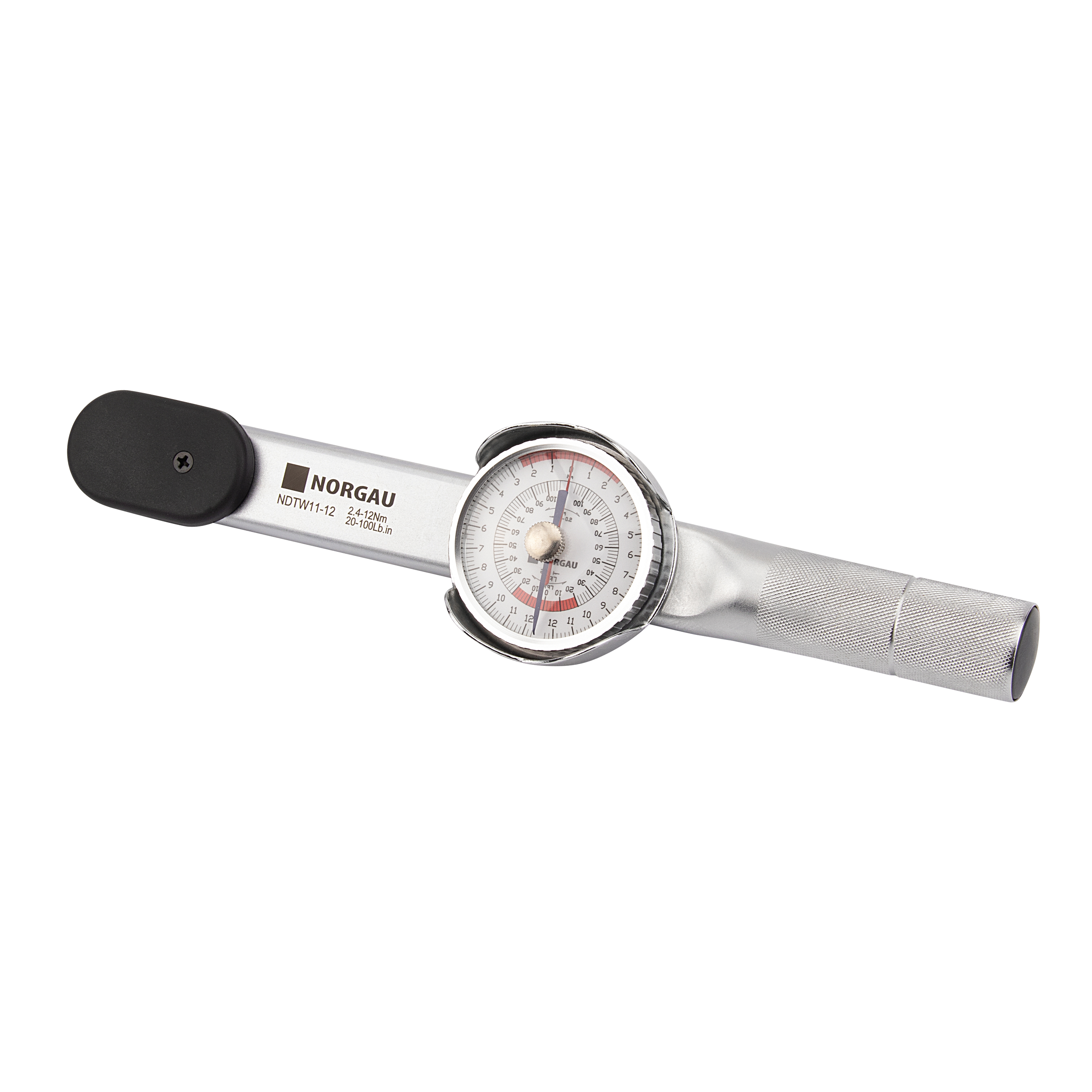 

Динамометрический стрелочный ключ NORGAU Industrial под квадрат 1/4", диапазон 2.4-12 Нм