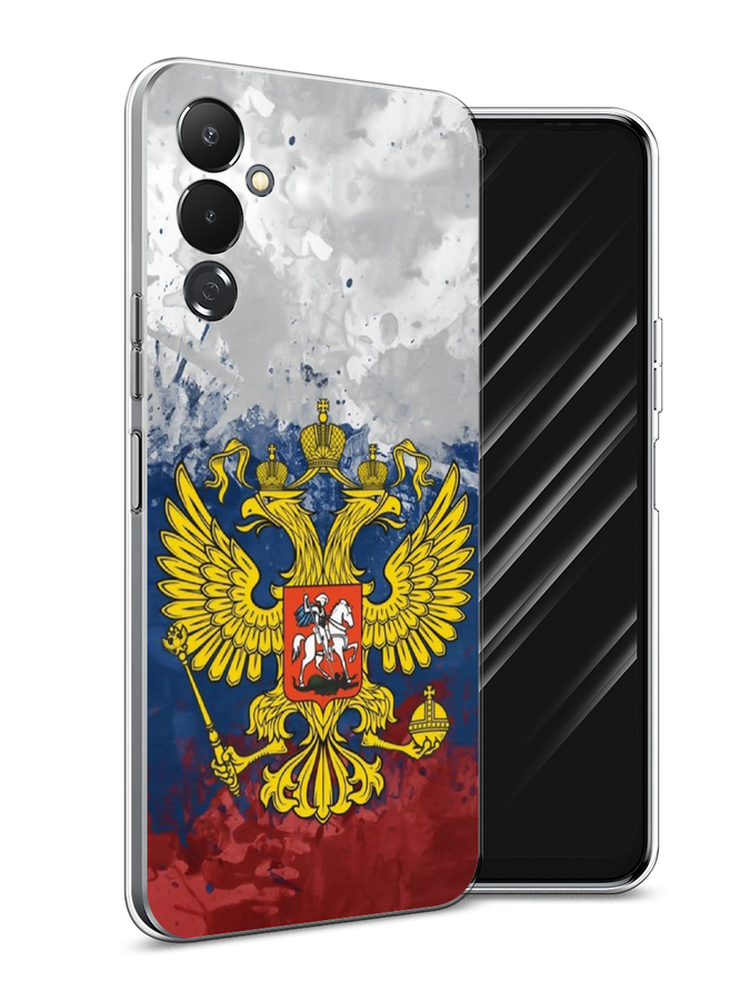

Чехол Awog на Tecno Pova 4 / Текно Пова 4 "РФ", Белый;синий;красный
