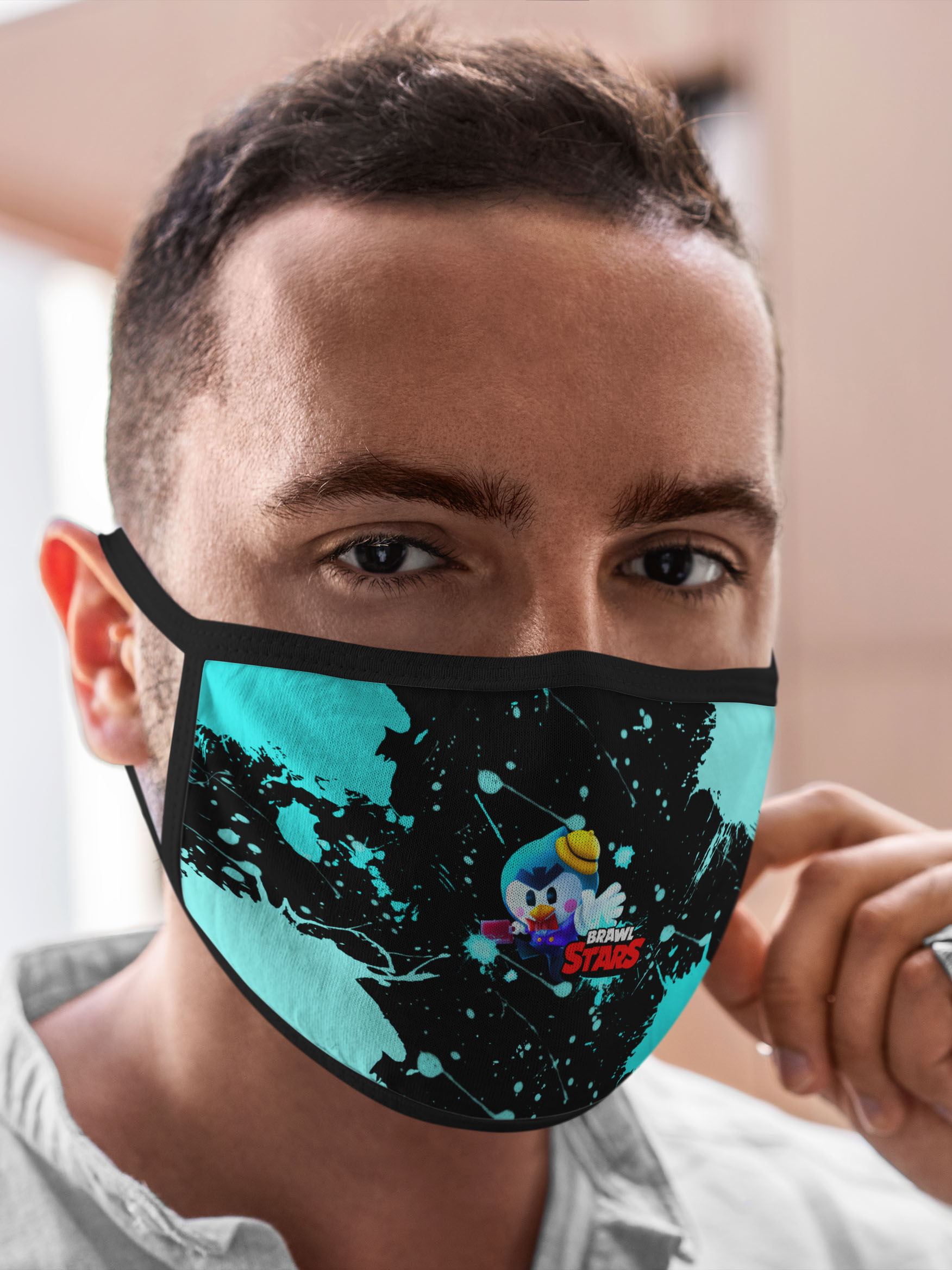 

Многоразовая маска унисекс Burnettie Brawl Stars Mr.P, Разноцветный, Brawl Stars Mr.P
