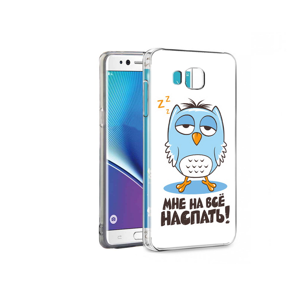 

Чехол MyPads Tocco для Samsung Galaxy Note 7 Мне на все наспать (PT40045.522.120), Прозрачный, Tocco