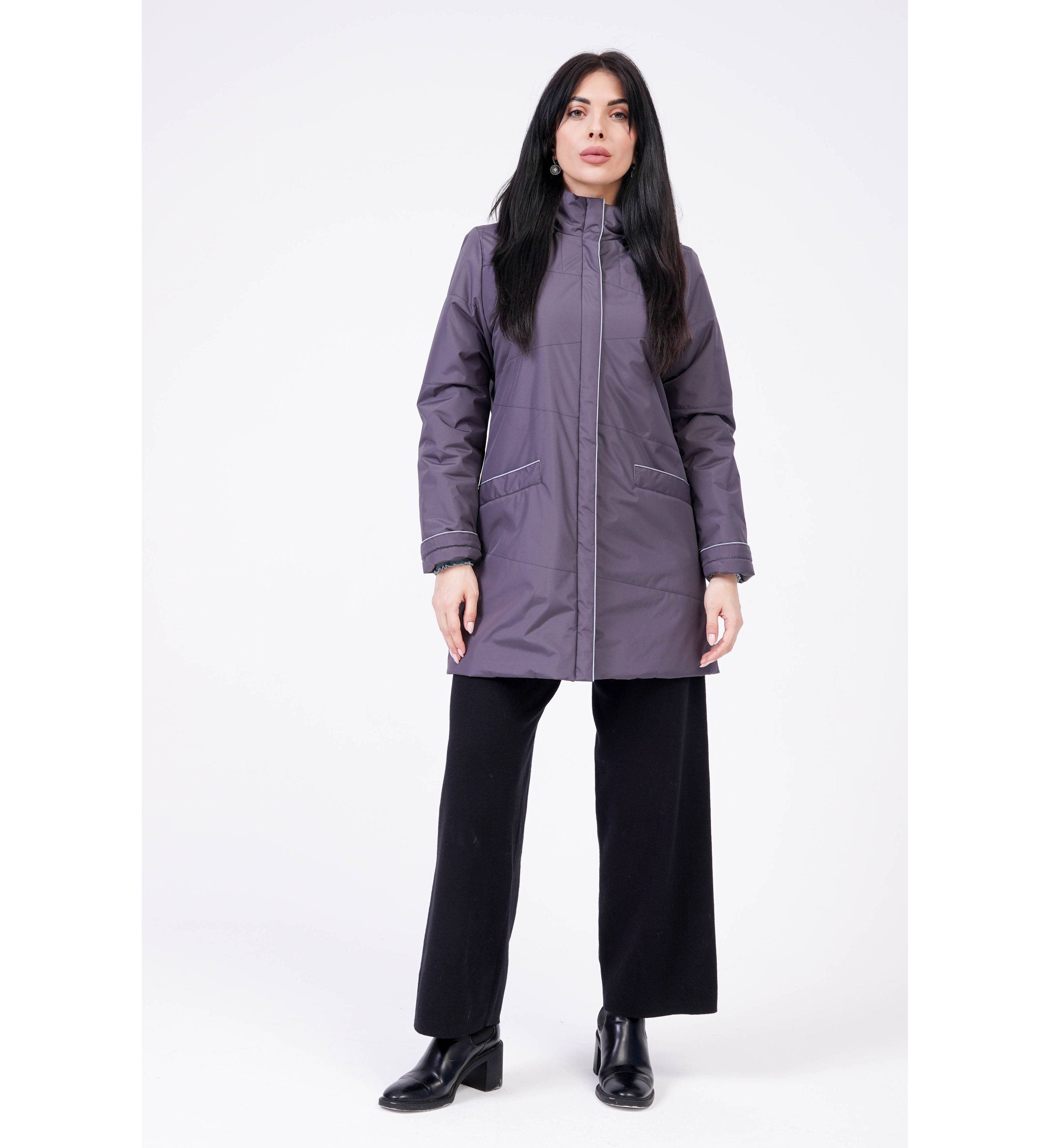 

Ветровка женская Maritta 27-3010-10 фиолетовая 40 EU, 27-3010-10