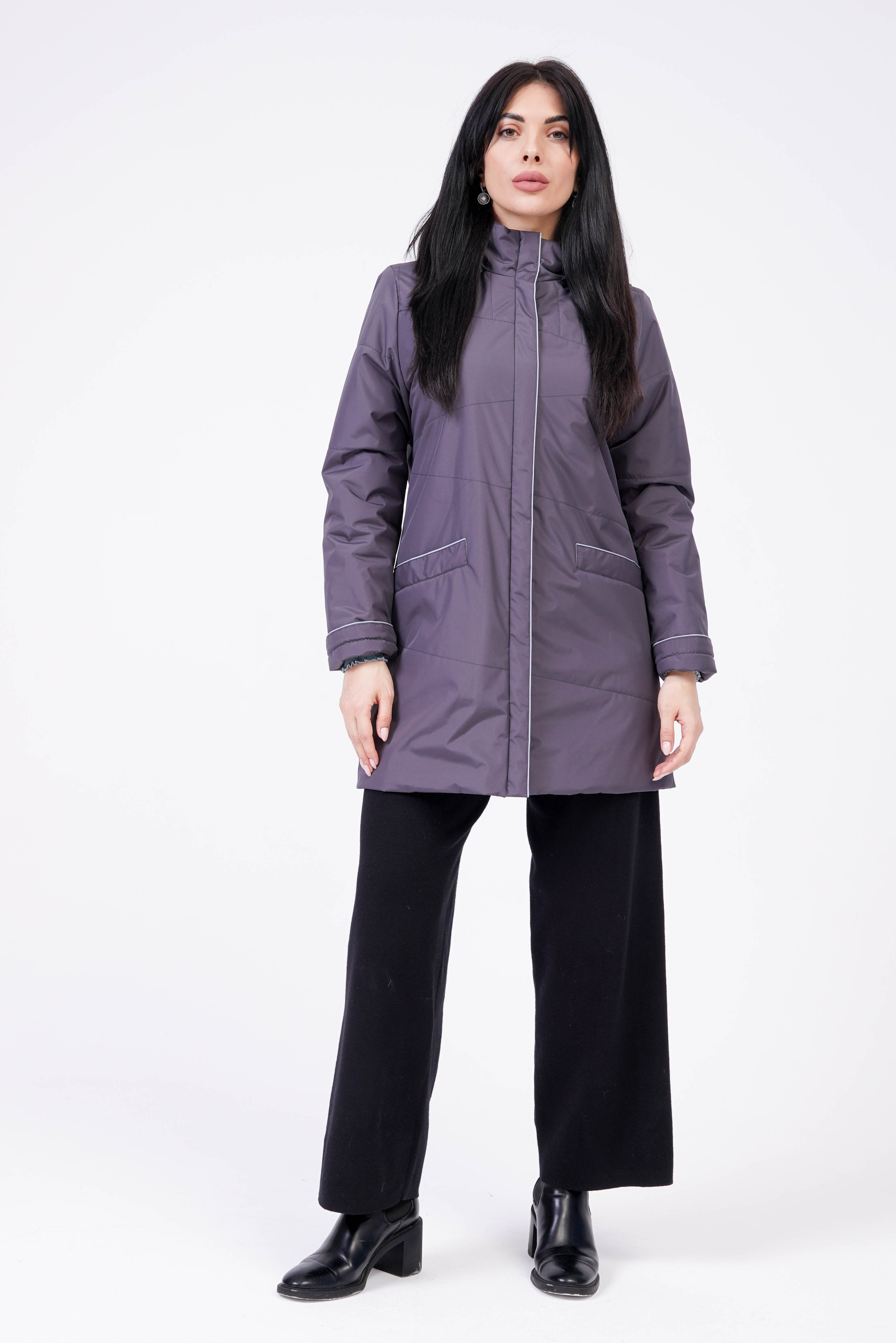 

Ветровка женская Maritta 27-3010-10 фиолетовая 46 EU, 27-3010-10