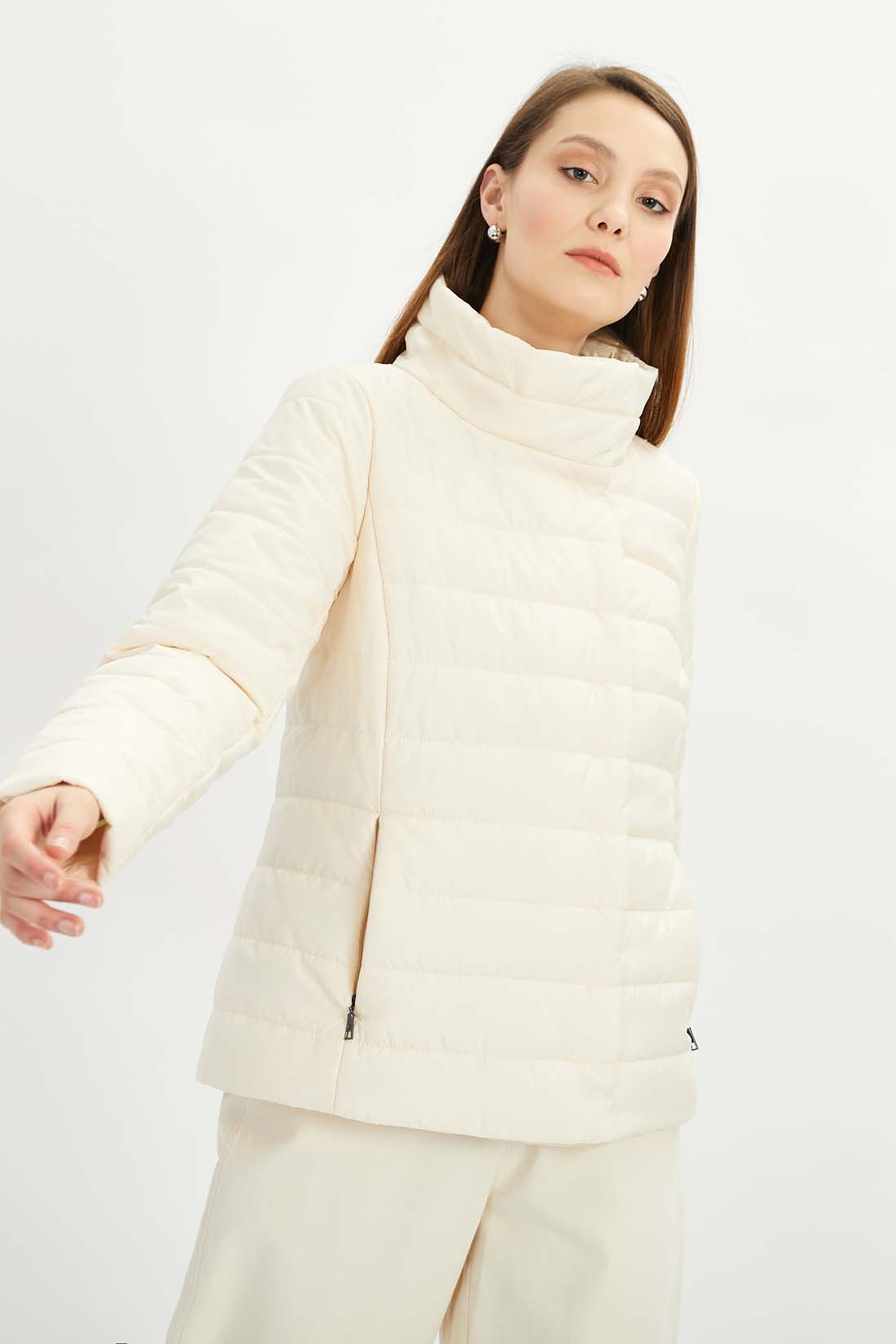 

Куртка женская Baon B031205 белая XS, Белый, B031205