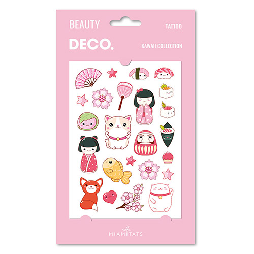 Татуировка для тела DECO. KAWAII COLLECTION by Miami tattoos переводная (Japаn)