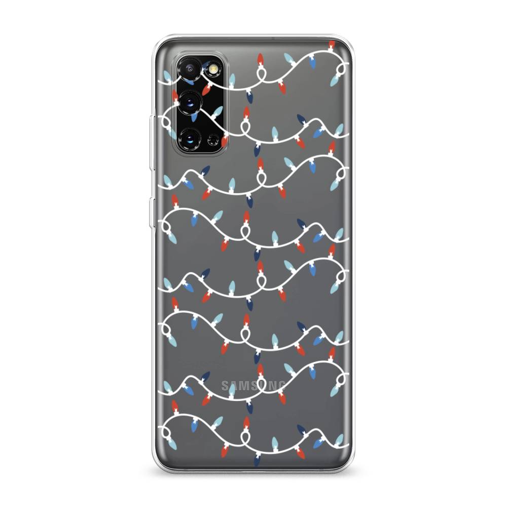 

Чехол на Samsung Galaxy S20 "Разноцветная гирлянда", Белый;красный;синий, 29250-5