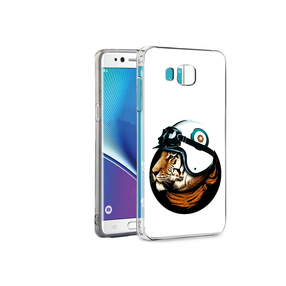 

Чехол MyPads Tocco для Samsung Galaxy Note 7 Тигр в шлеме (PT40045.522.171), Прозрачный, Tocco
