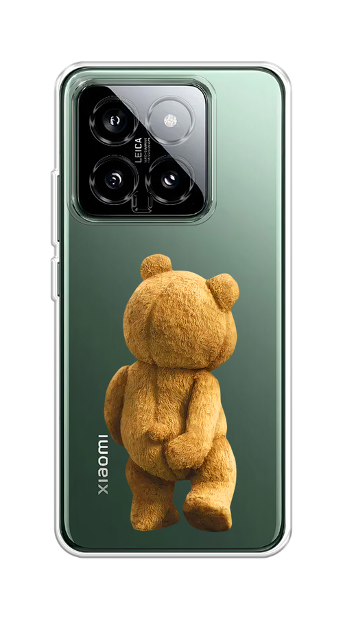 

Чехол на Xiaomi 14 "Медвежья спина", Коричневый;прозрачный, 320350-1