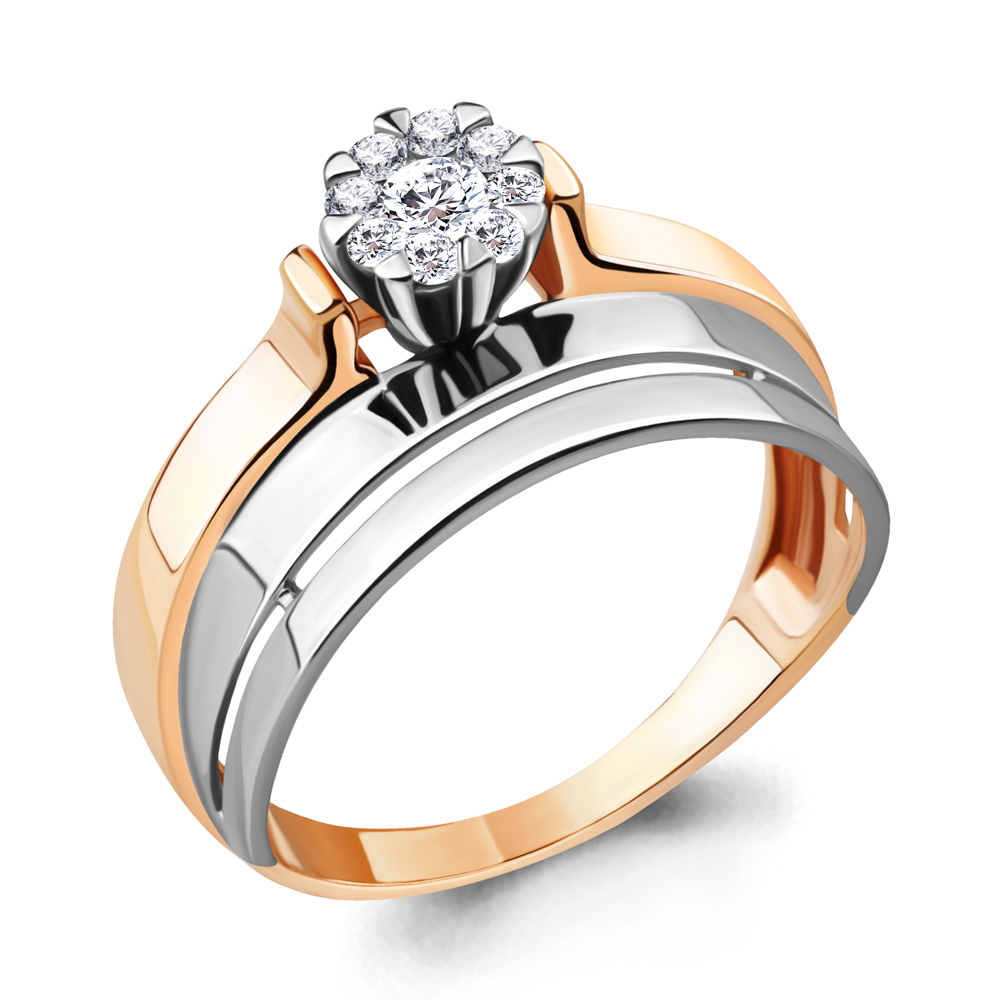 

Кольцо из красного золота с бриллиантом Aquamarine Aquamarine 963153к_585_кз р, 963153к_585_кз