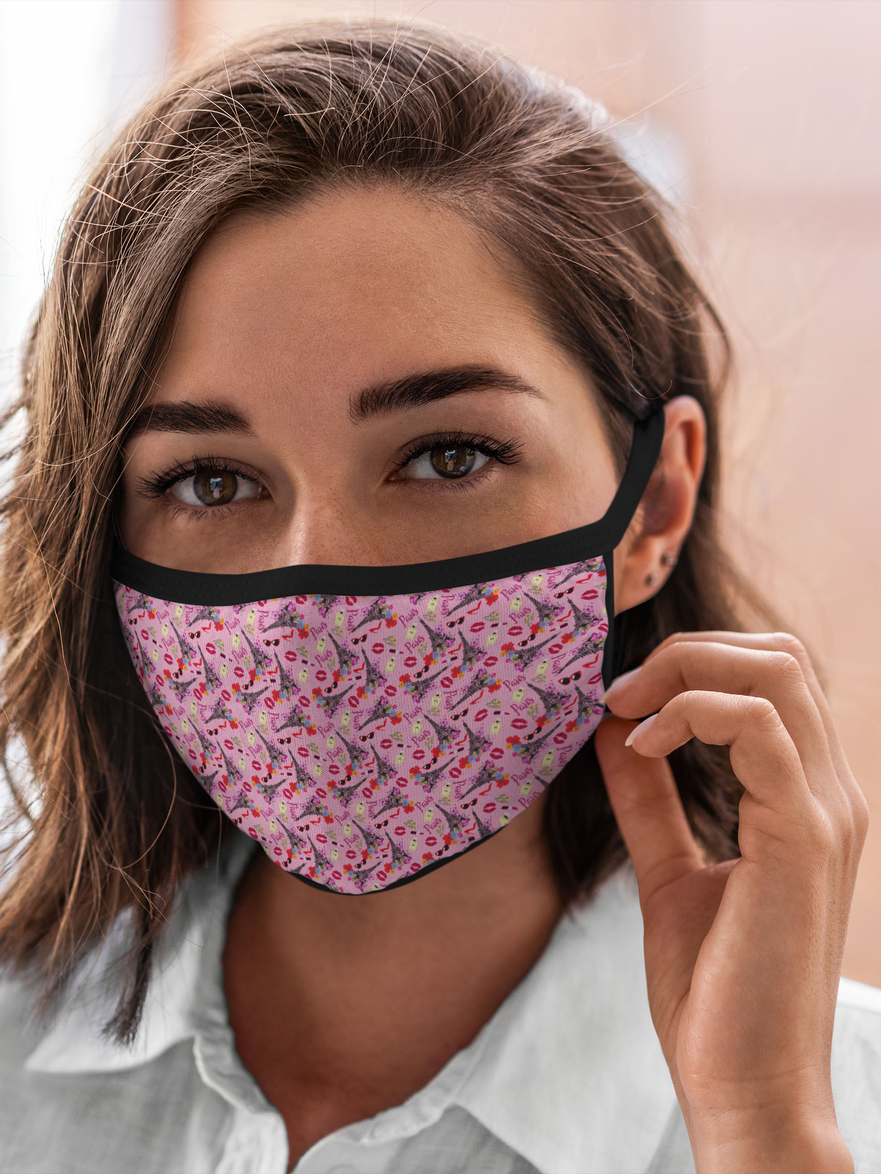 

Многоразовая маска унисекс Burnettie Париж, Разноцветный, Париж