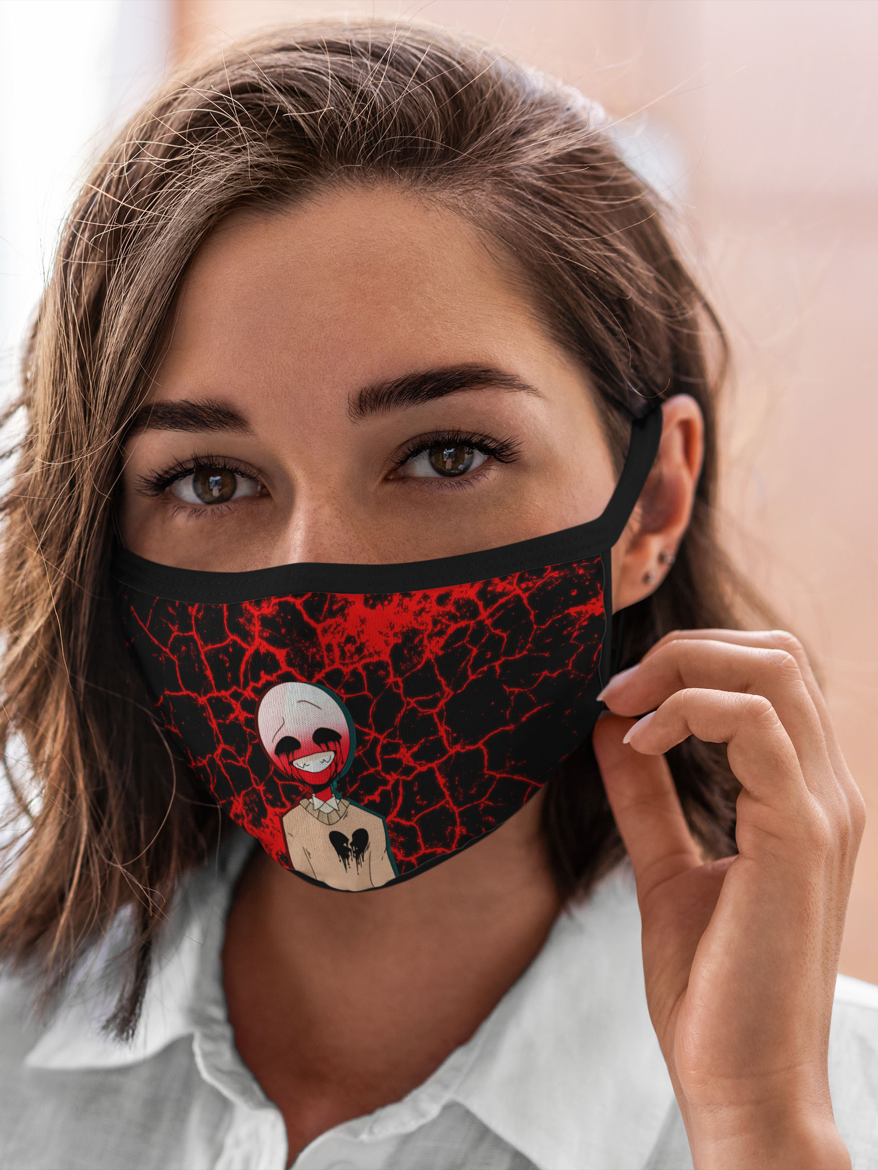 

Многоразовая маска унисекс Burnettie Countryhumans., Разноцветный, Countryhumans.