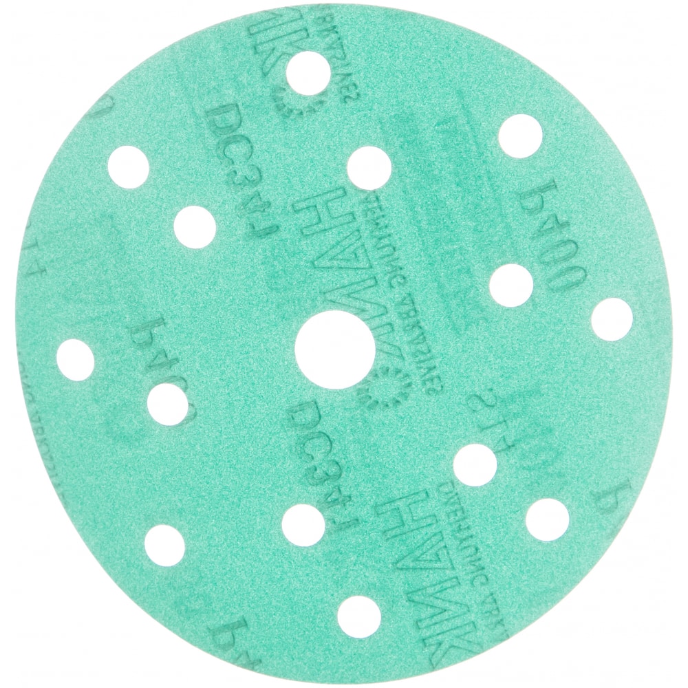 

Hanko Диск DC341 Film Green 150 мм 15 отв Р 400 100 шт/уп DC341.150.15.0400