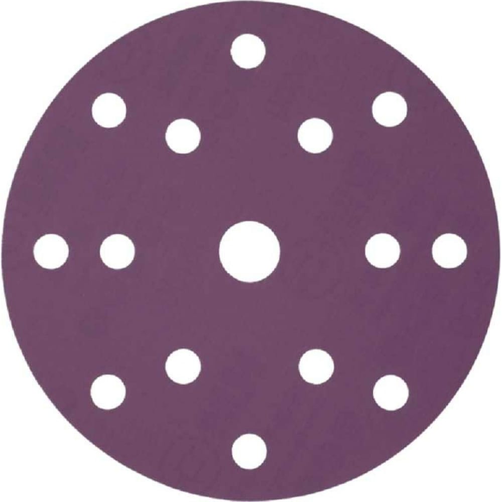 

Hanko Круг шлифовальный Purple PP627 (150 мм; 15 отв.; Р60; 100 шт.) PP627.150.15.0060