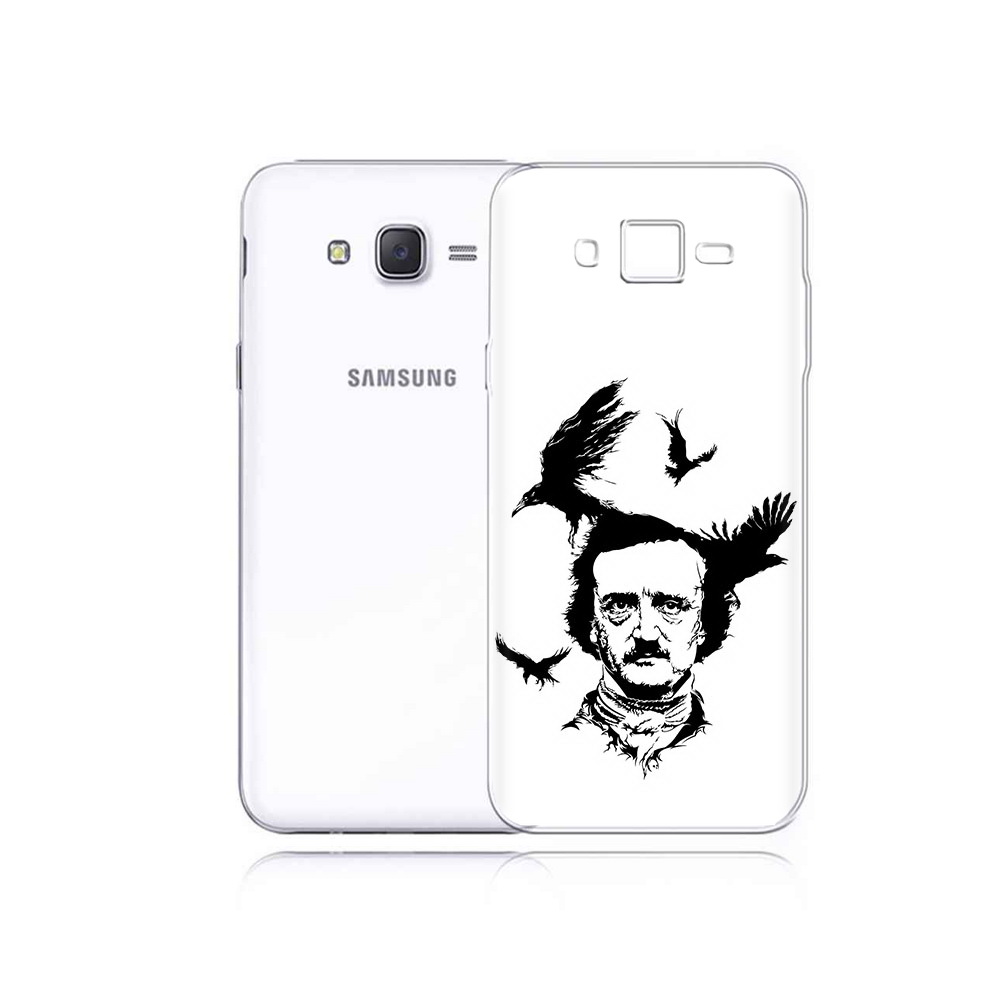 

Чехол MyPads Tocco для Samsung Galaxy J5 Эдгар Аллан черно белый (PT29188.586.204), Прозрачный, Tocco