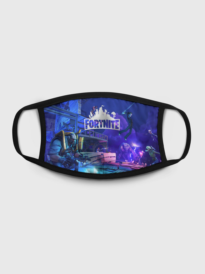 

Многоразовая маска унисекс Burnettie Fortnite, Разноцветный, Fortnite