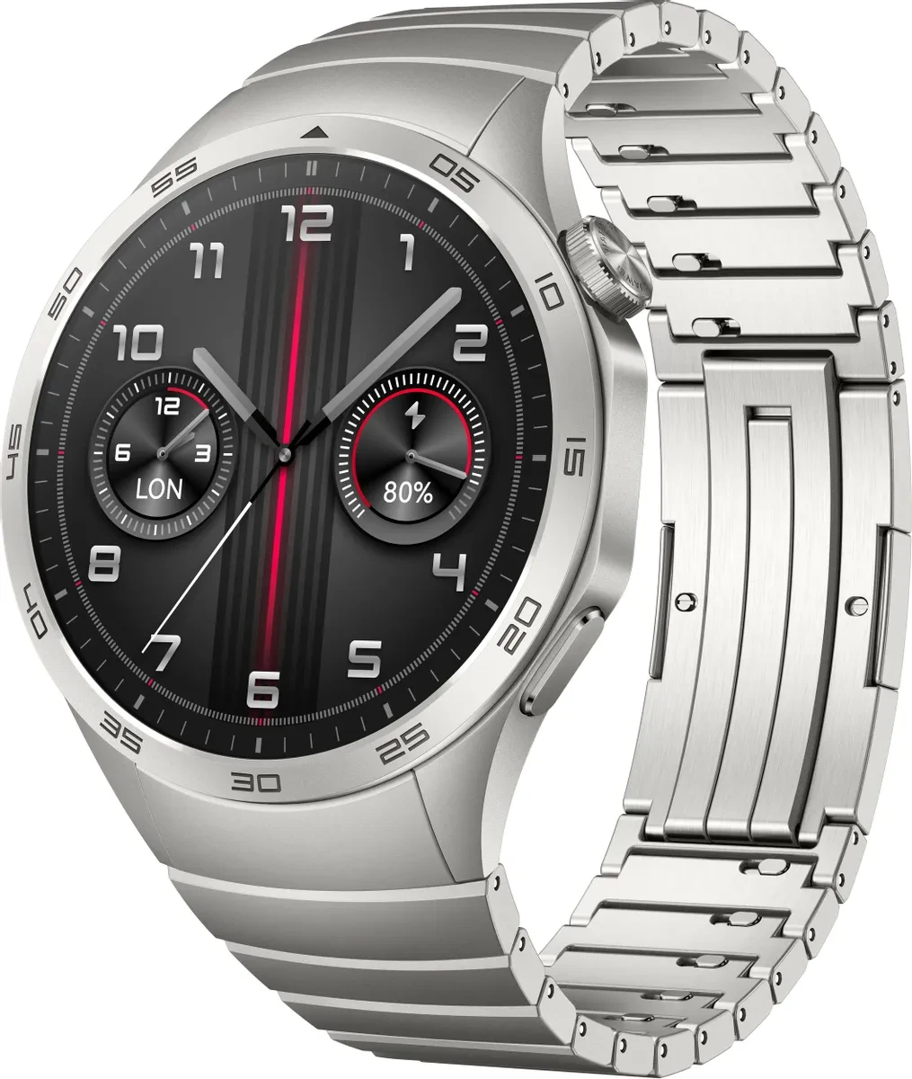 Смартфон Huawei Watch GT 4 stainless steel Серый (PHOINIX-B19M)